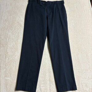 Brooks Brothers Mens Pants Advantage Chino W37xL32 Navy Blue Cotton Casual Read